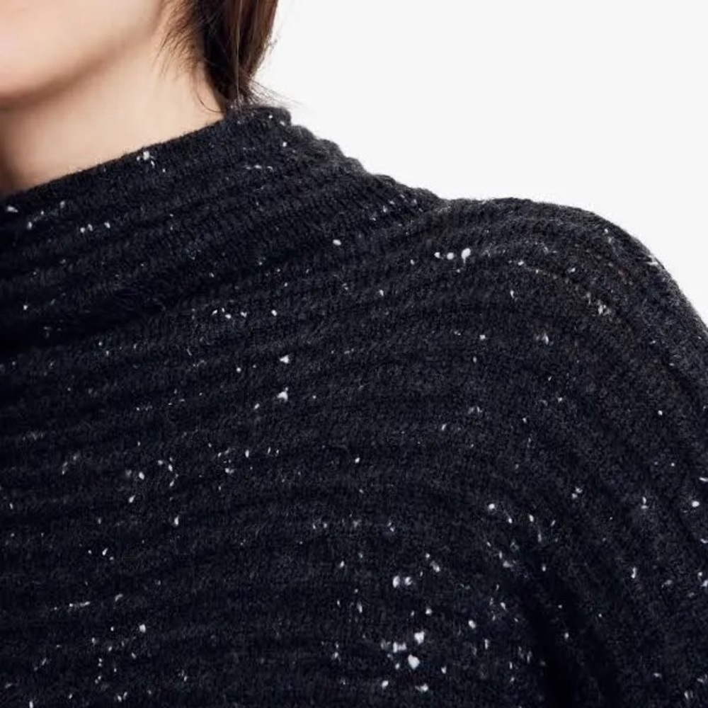 Madewell Belmont Donegal Mock Turtleneck Sweater - Picture 2 of 7